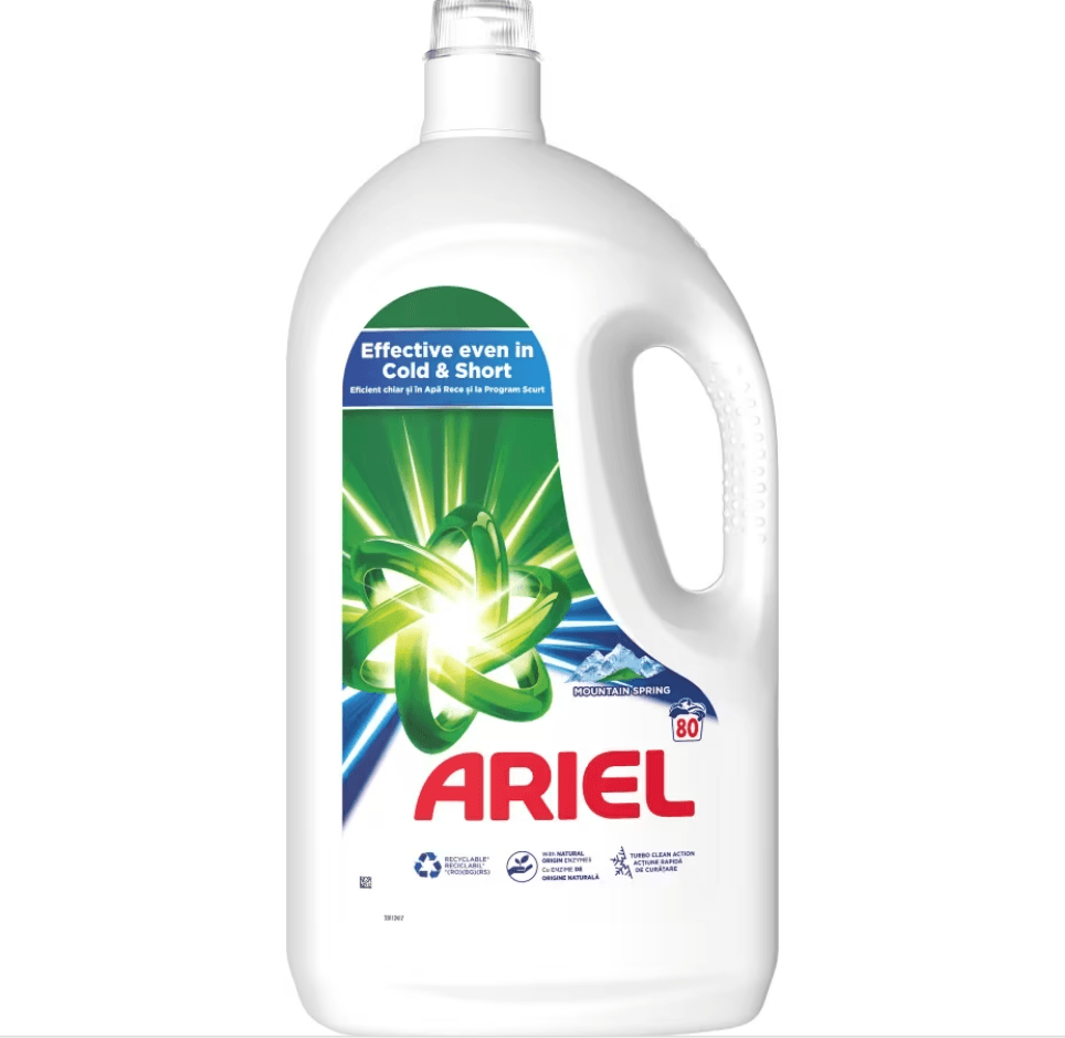 Selected image for Ariel Tečni deterdžent za pranje veša Mountain Spring, 4L, 80 pranja