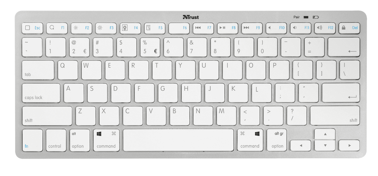 Selected image for TRUST Bežična tastatura Basic US bela