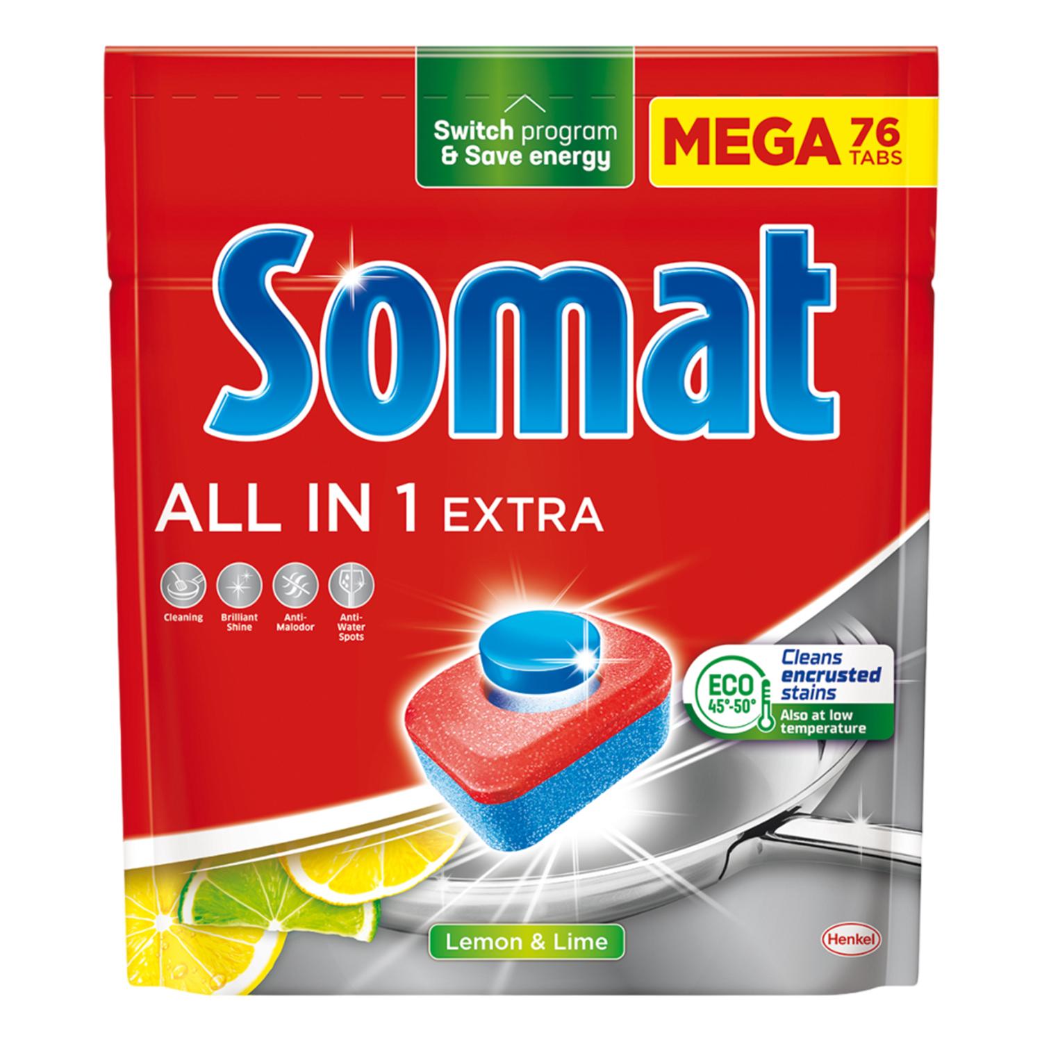 SOMAT Tablete za mašinsko pranje sudova All in One Extra 76/1