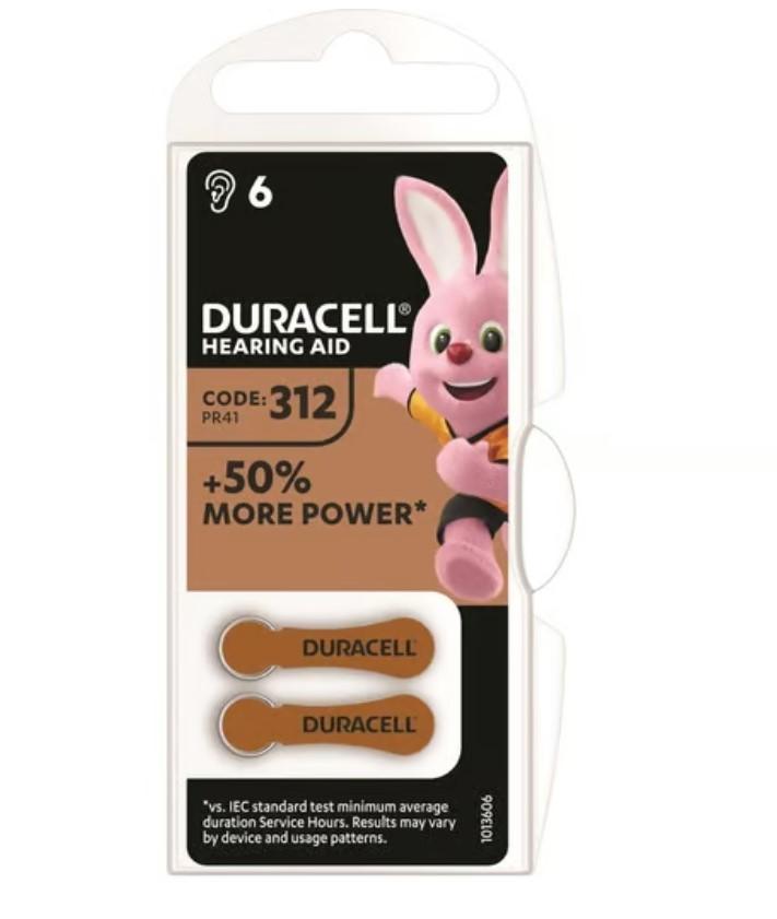 Selected image for DURACELL Baterije za slušne aparate 312 6/1