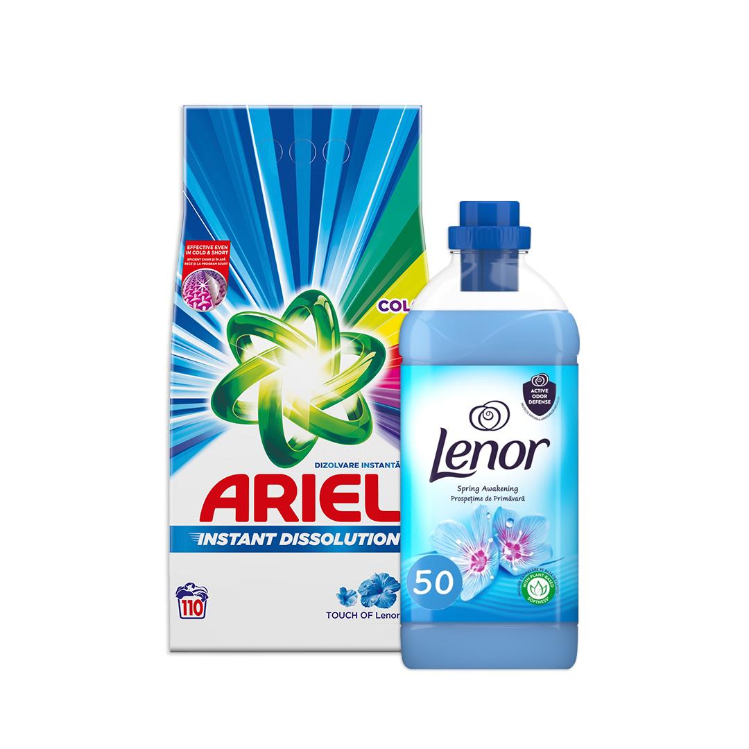 Ariel + Lenor Paket za pranje veša