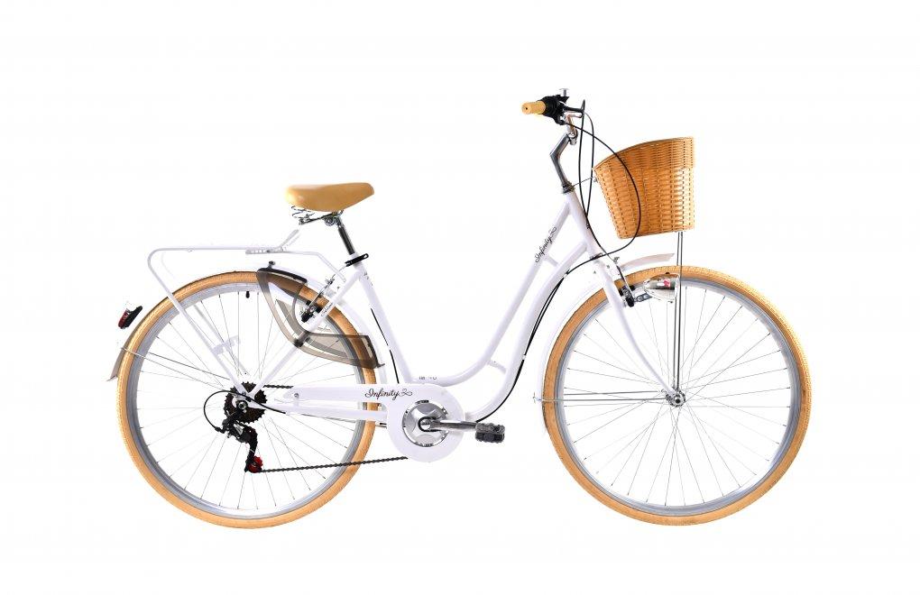 Adria Infinity Ženski bicikl, 17"/26", Beli