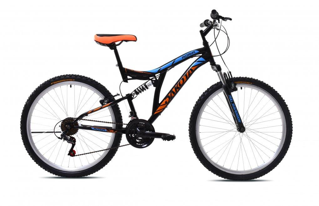 Adria Planinski bicikl Dakota 19''/26'', Crno-narandžasti