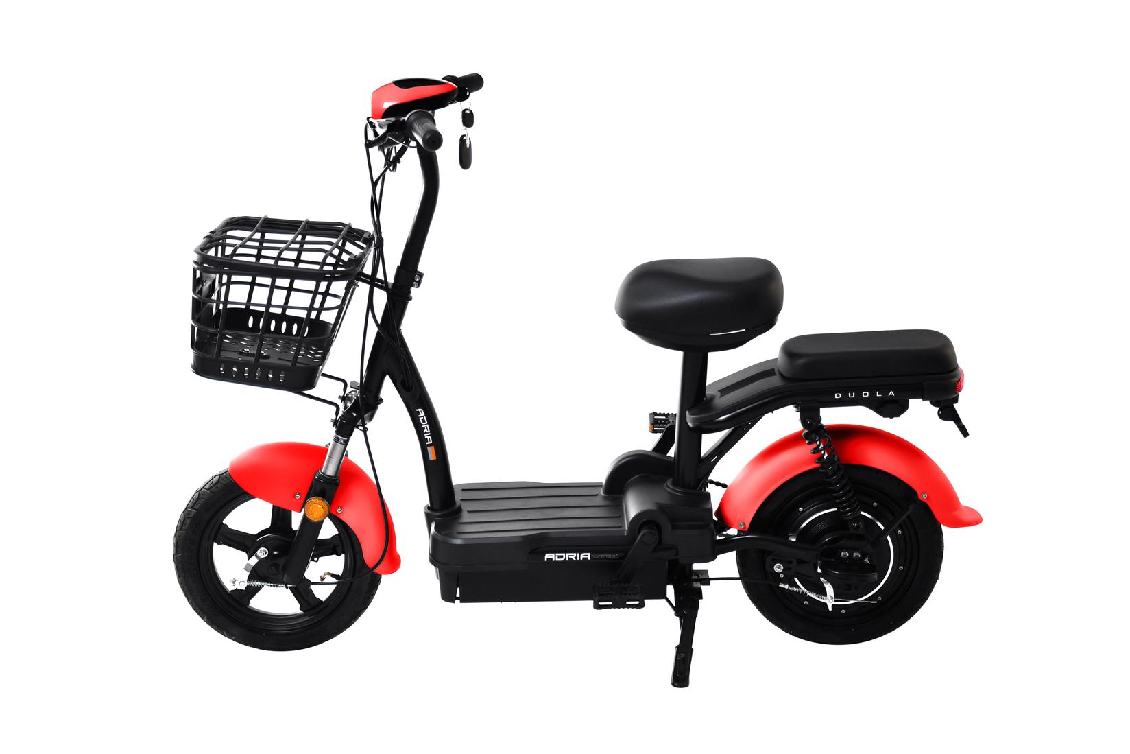 ADRIA RX20-48 Električni bicikl, 250W, 10.5, Crno-crveni