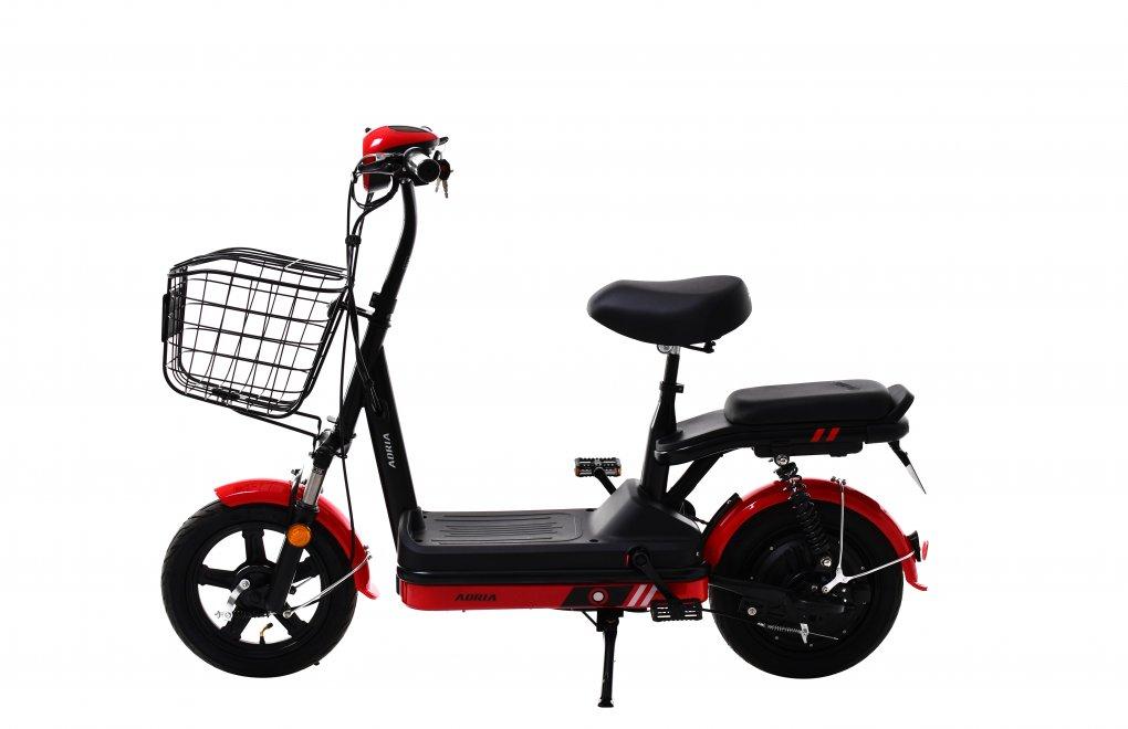 Adria SKQ-48 Električni bicikl, 10.5", 250W, Crno-crveni