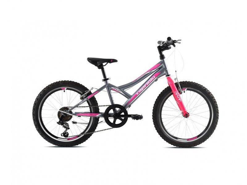 CAPRIOLO Bicikl Diavolo 200/6HT sivo-roze
