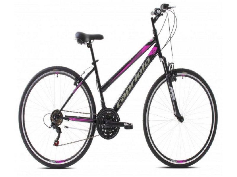 CAPRIOLO Bicikl Sunrise Trekking Lady 28'' crno-roze