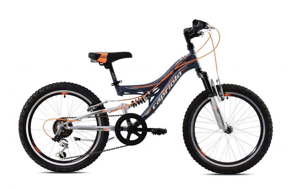 Capriolo CTX 200 Bicikl za dečake, 11/20", Sivo-narandžasti