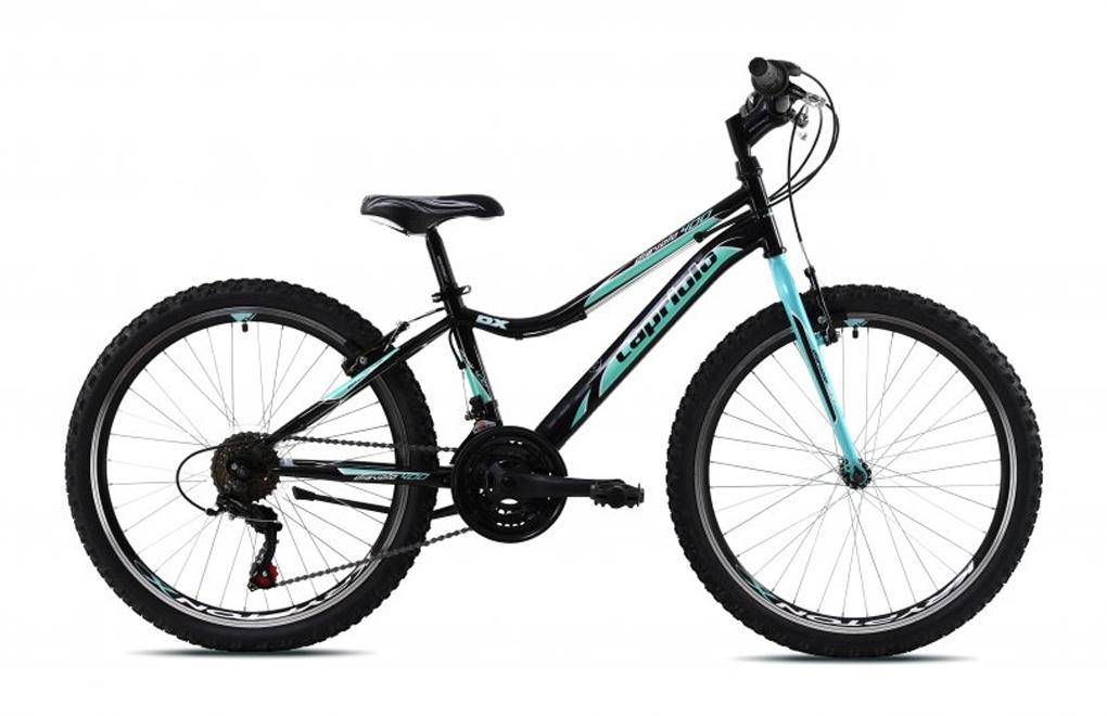 Selected image for Capriolo Diavolo DX 400 Bicikl za dečake, 13/24", Crno-tirkizni