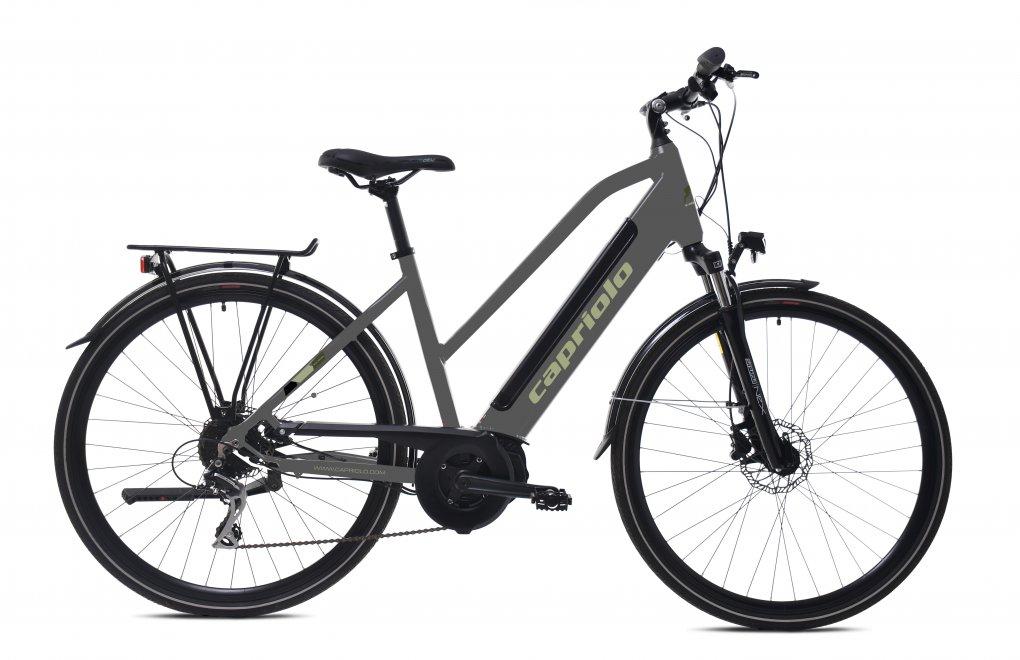 Capriolo E-Bike Eco 700.3.2 Ženski eletrični bicikl, 250W, 480mm, Sivi