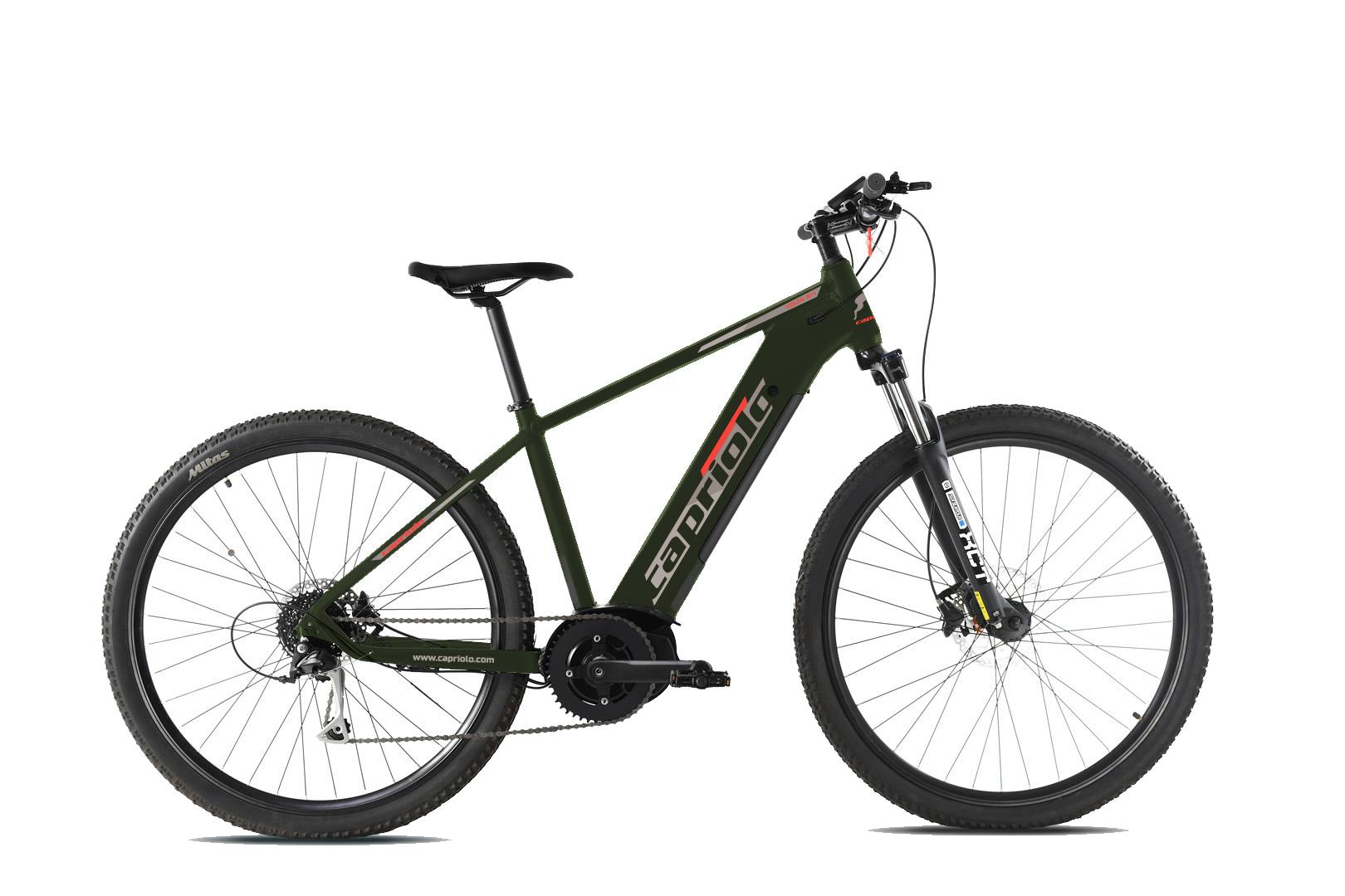 Capriolo E-Bike Volta 9.4, 18"/29", Zeleno-crveni