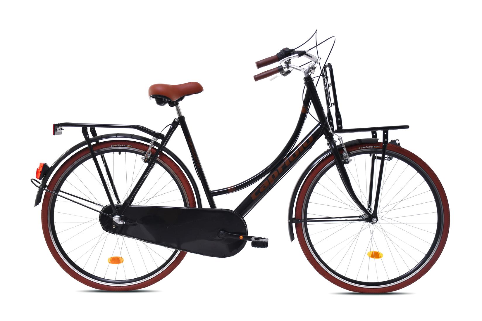 Capriolo Gradski bicikl Transporter N3, 23"/28", Gradski, Crno-braon