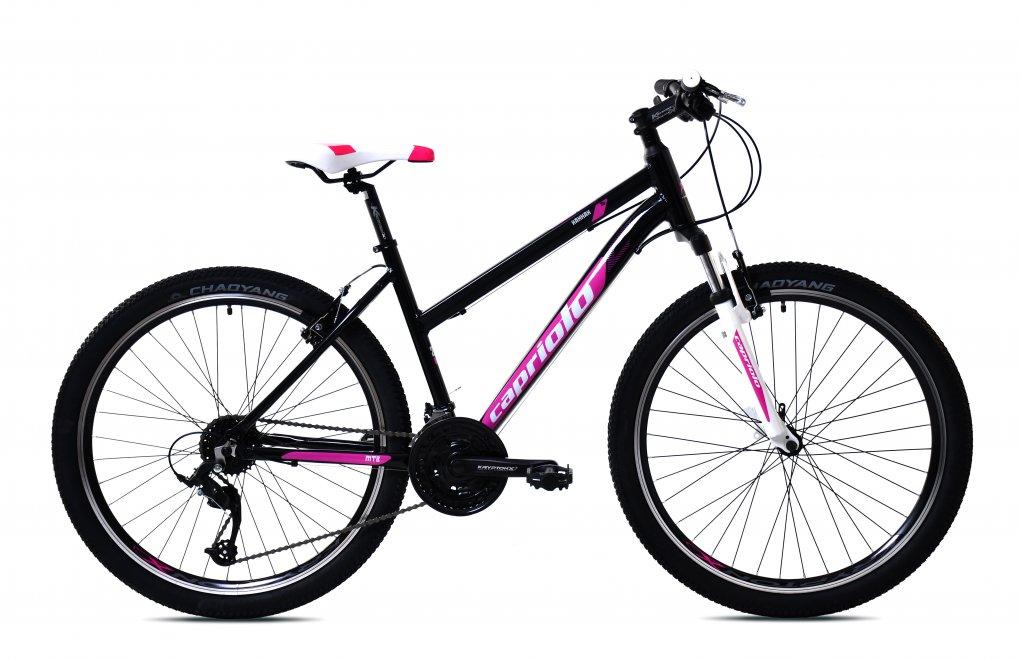 Capriolo Hannah FSL Ženski bicikl, 17"/26", Crno-roze