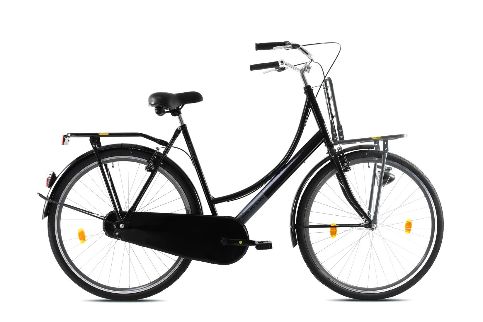 Capriolo Pelikaan Transport Ženski gradski bicikl, 23/28", Crni