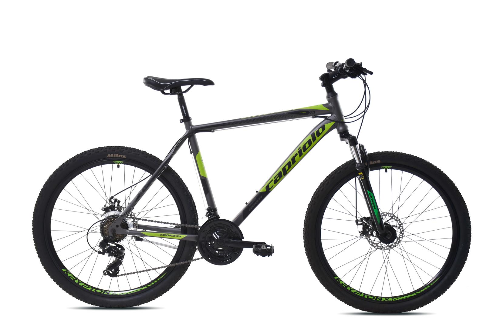 Capriolo Planinski bicikl Oxygen 18, 20"/26", Sivo-zeleni
