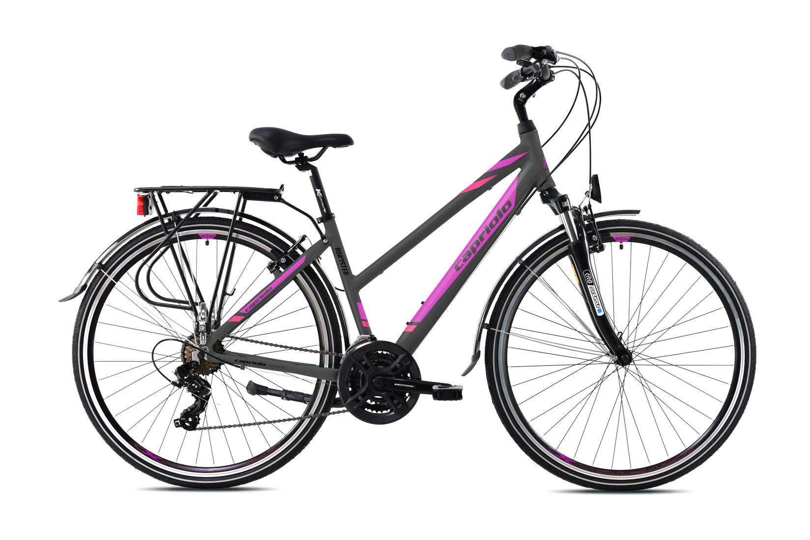 CAPRIOLO ROADSTER Tour Ženski bicikl, 17, Sivo-roze