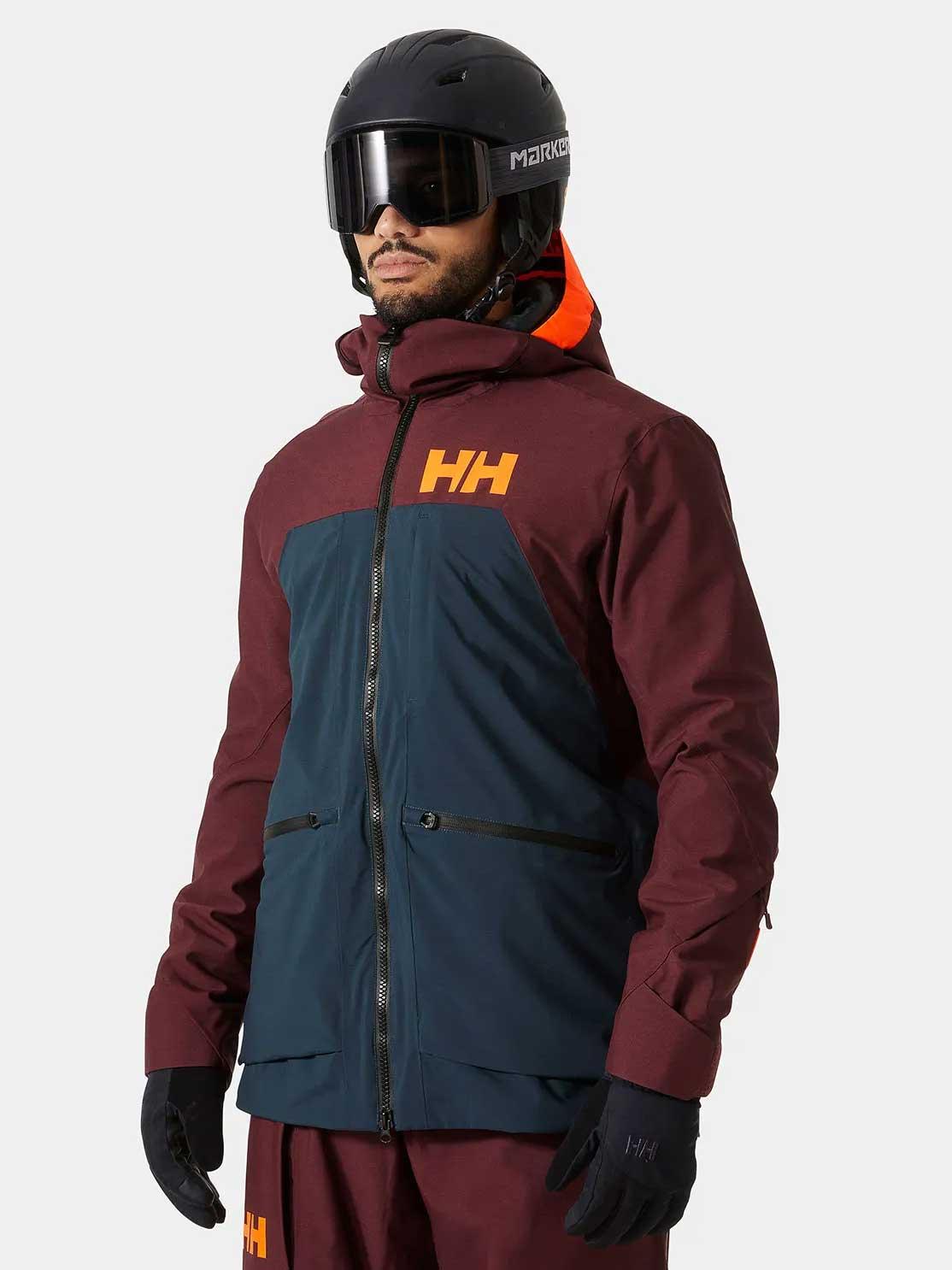 HELLY HANSEN Muška ski jakna Straightline Lifaloft 2.0 HH-65787 bordo
