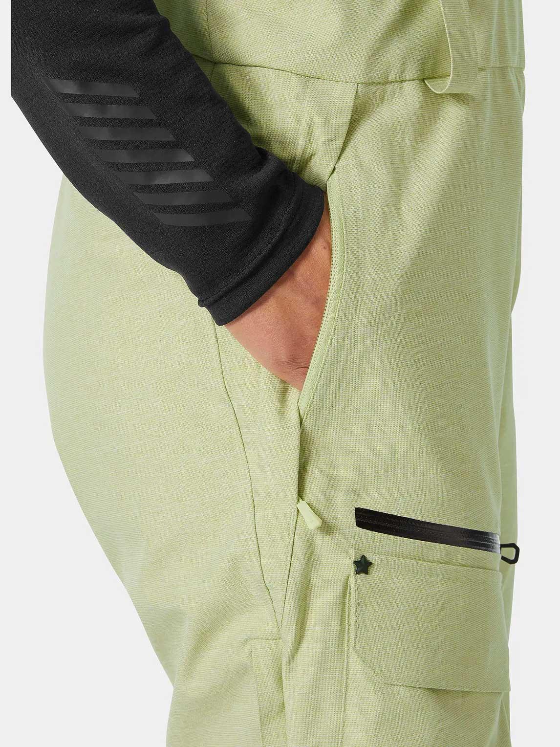 Selected image for HELLY HANSEN Ženske ski pantalone Powderqueen Bib HH-65643 zelene