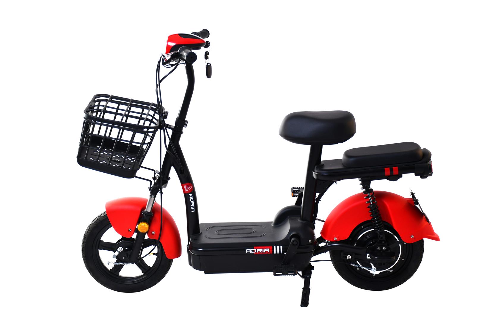 T20-48 Električni bicikl, 250W, 10.5, Crno-crveni
