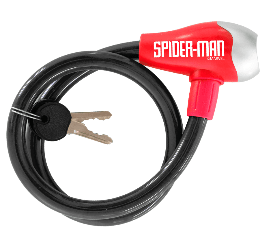 Ursus Spiderman Brava za dečiji bicikl na ključ, Crna