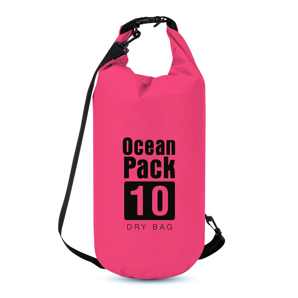 Vodootporna torba Dry Bag, 10L, Roze