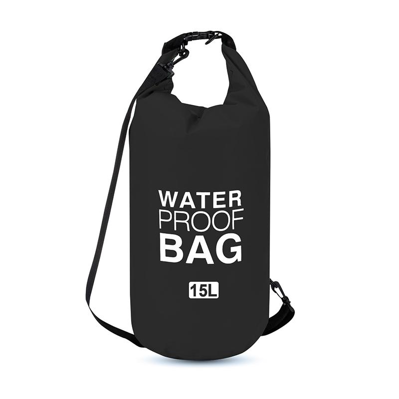Vodootporna torba Dry Bag, 15L, Crna