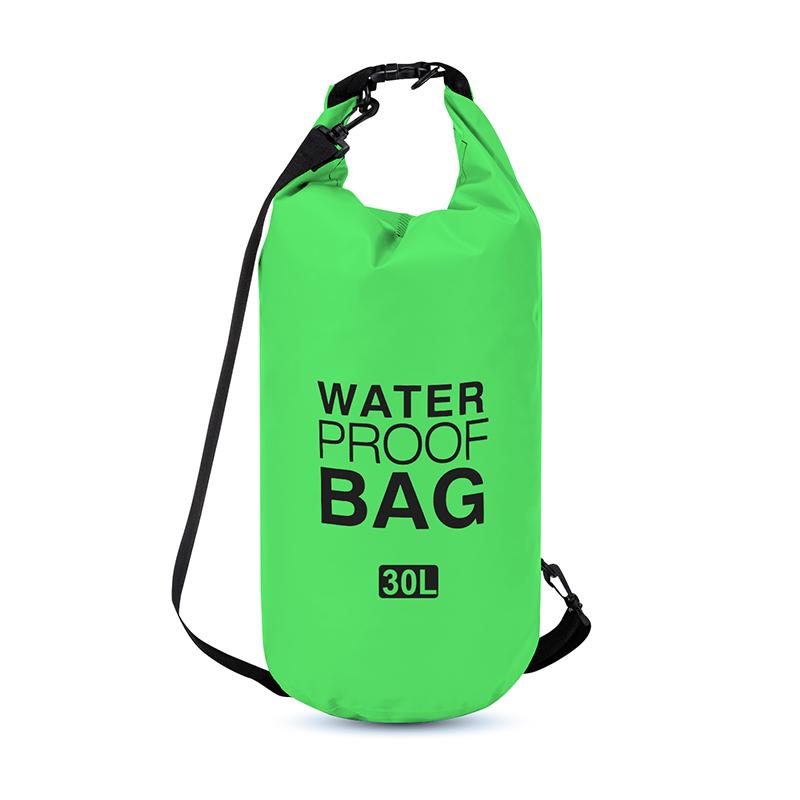 Vodootporna torba Dry Bag, 30L, Zelena