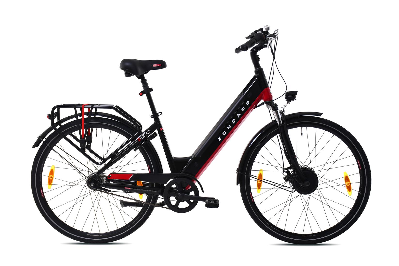 ZÜNDAPP Z902 700C Električni bicikl, 19/28", 36 V, 250W, Crno-crveni