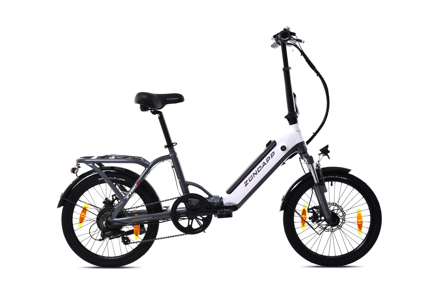 ZÜNDAPP ZT20-R 20" Električni bicikl, 16, 36 V, 250W, Crno-beli