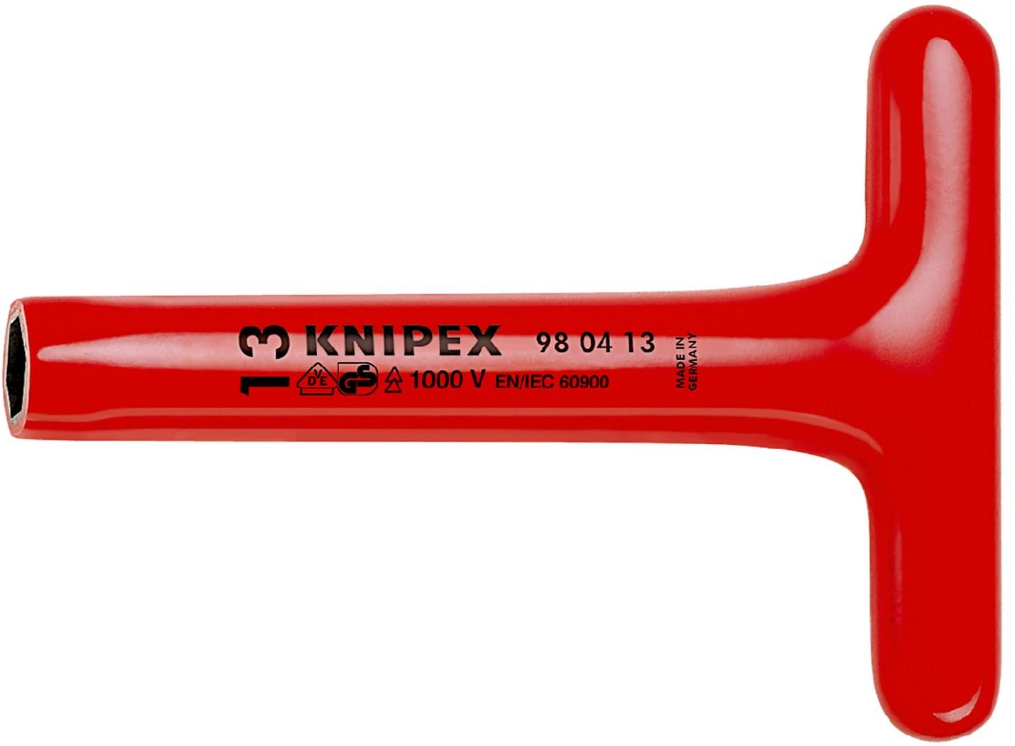Selected image for KNIPEX Nasadni ključ sa T-drškom izolovan 1000V 19mm 98 04 19