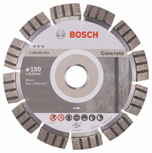 BOSCH Dijamantska rezna ploča Best for Concrete Bosch 2608602653, 150 x 22,23 x 2,4 x 12 mm