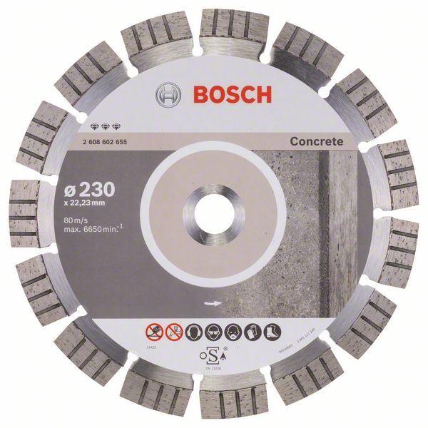BOSCH Dijamantska rezna ploča Best for Concrete Bosch 2608602655, 230 x 22,23 x 2,4 x 15 mm