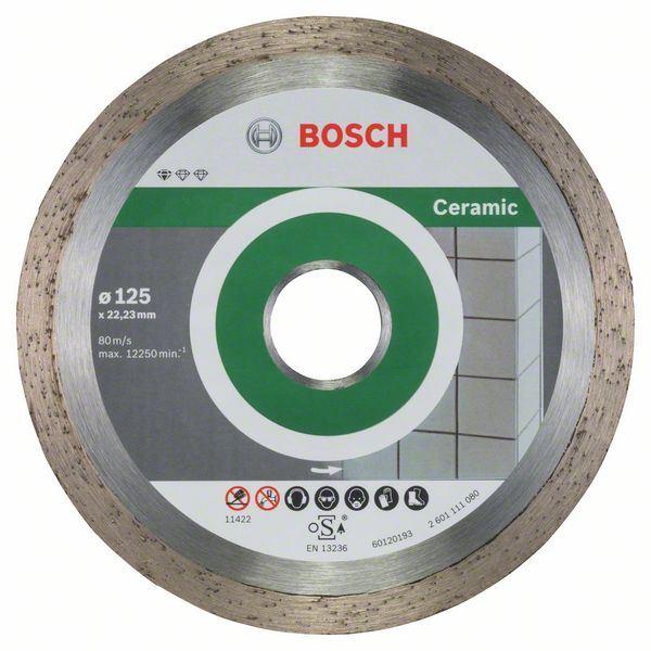 BOSCH Dijamantska rezna ploča Standard for Ceramic Bosch 2608603232, 125 x 22,23 x 1,6 x 7 mm