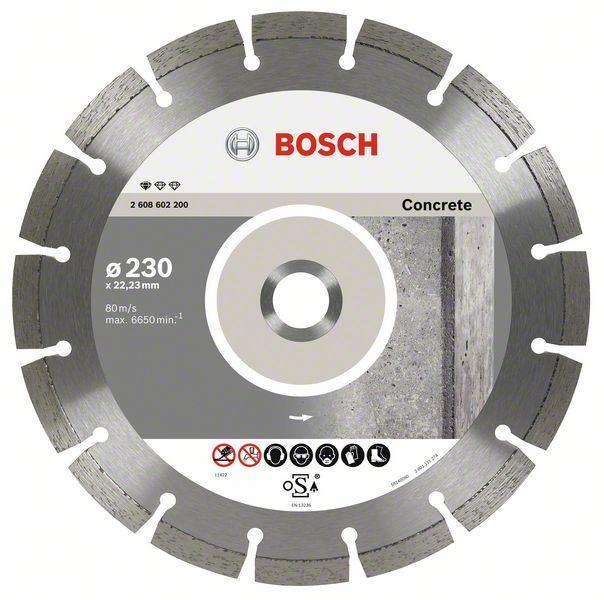 BOSCH Dijamantska rezna ploča Standard for Concrete Bosch 2608603243, 230 x 22,23 x 2,3 x 10 mm