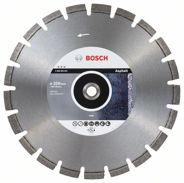 BOSCH Dijamantska rezna ploča Best for Asphalt Bosch 2608603641, 350 x 20/25,40 x 3,2 x 12 mm