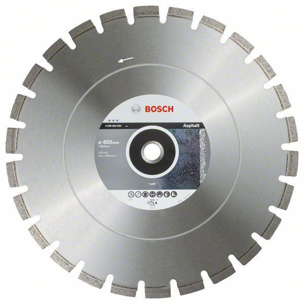 BOSCH Dijamantska rezna ploča Best for Asphalt Bosch 2608603643, 450 x 25,40 x 3,6 x 12 mm