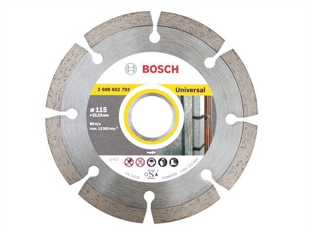 Selected image for BOSCH Dijamantska rezna ploča ECO For Universal Bosch 2608615027, 115x22.23x2.0x7mm