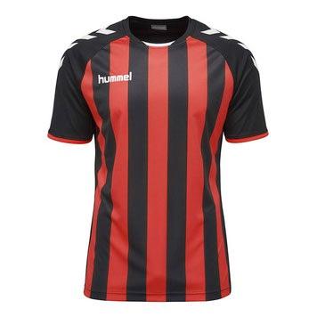 Selected image for HUMMEL Muški dres za fudbal Ts Core Striped Ss Jersey 03755-2030 crveno-crni