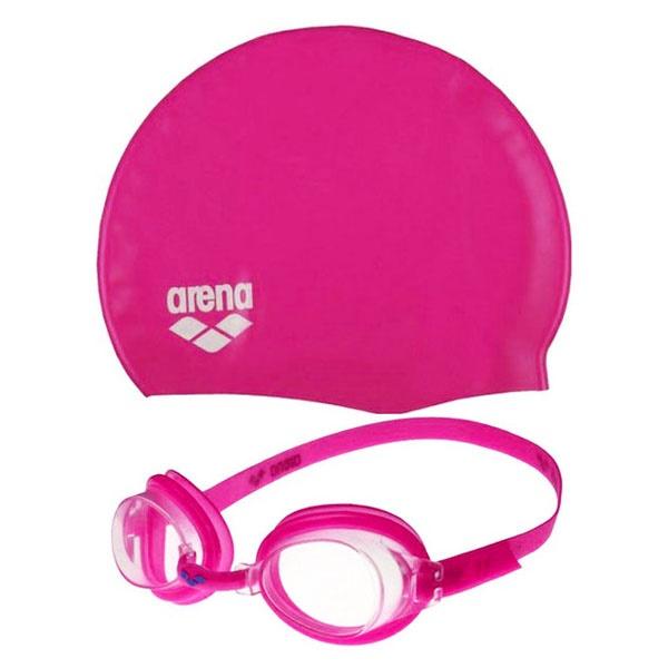 ARENA Kapa i naočare za plivanje Pool Set Jr 92423-92 roze