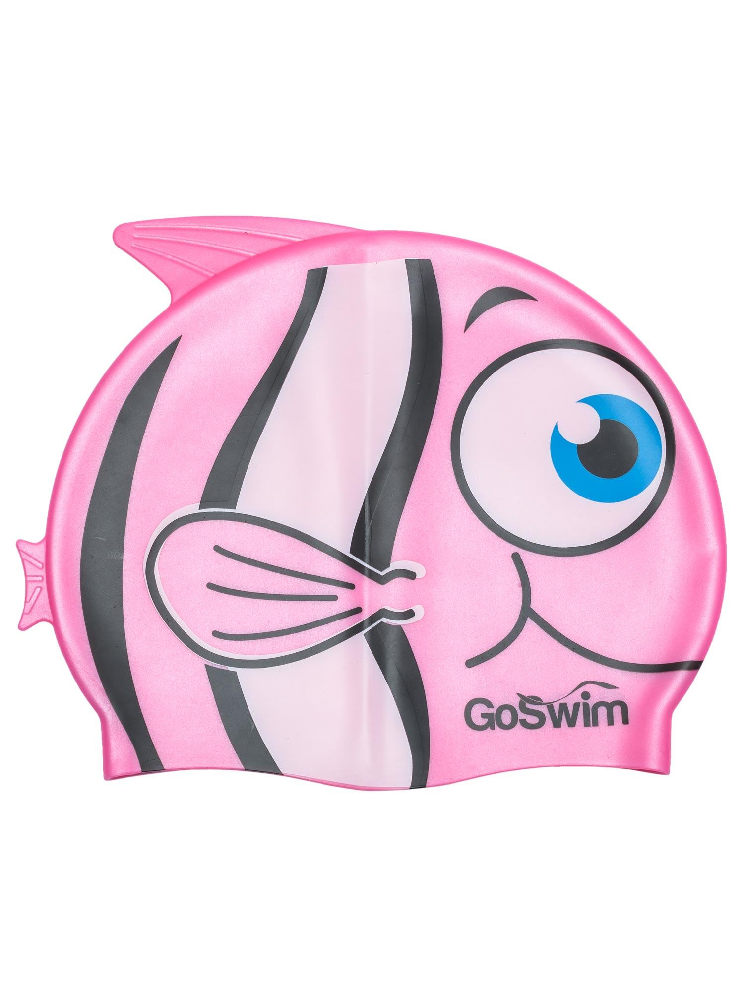 GO SWIM Kapa za plivanje za devojčice roze