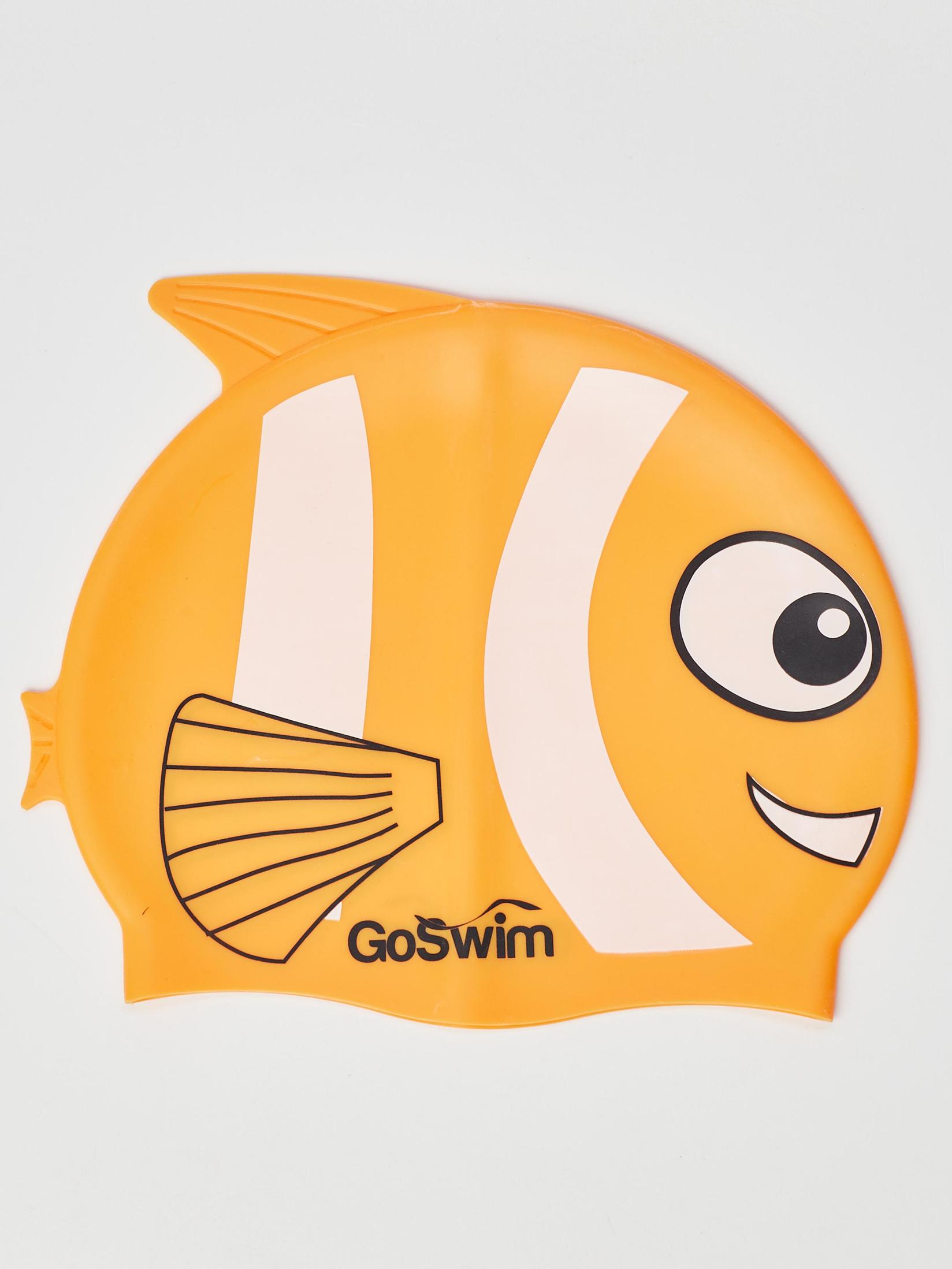 GO SWIM Kapa za plivanje za devojčice žuta