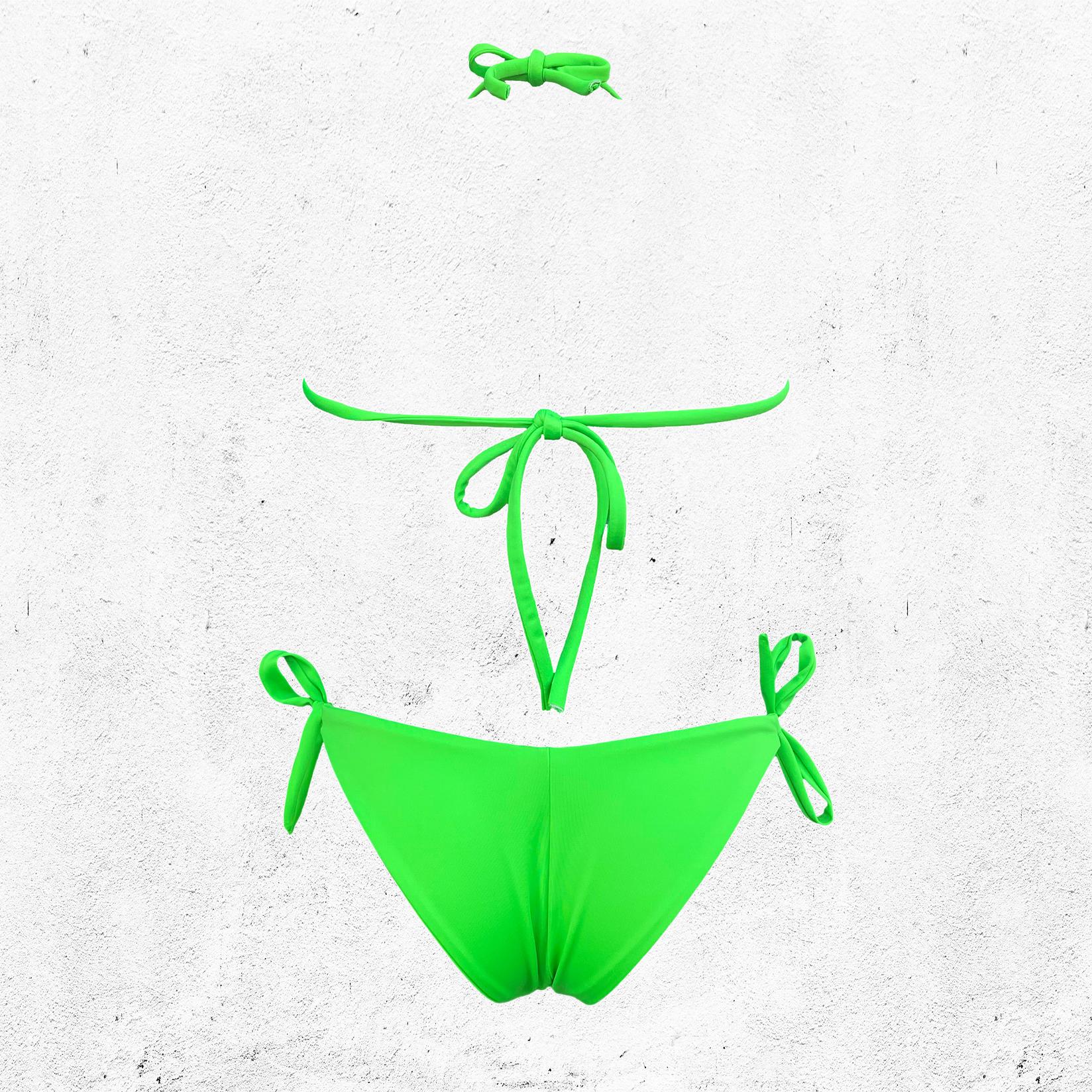 Selected image for CHERRY BERRY Ženski dvodelni kupaći kostim sa silikonskim Push up-om neon zeleni