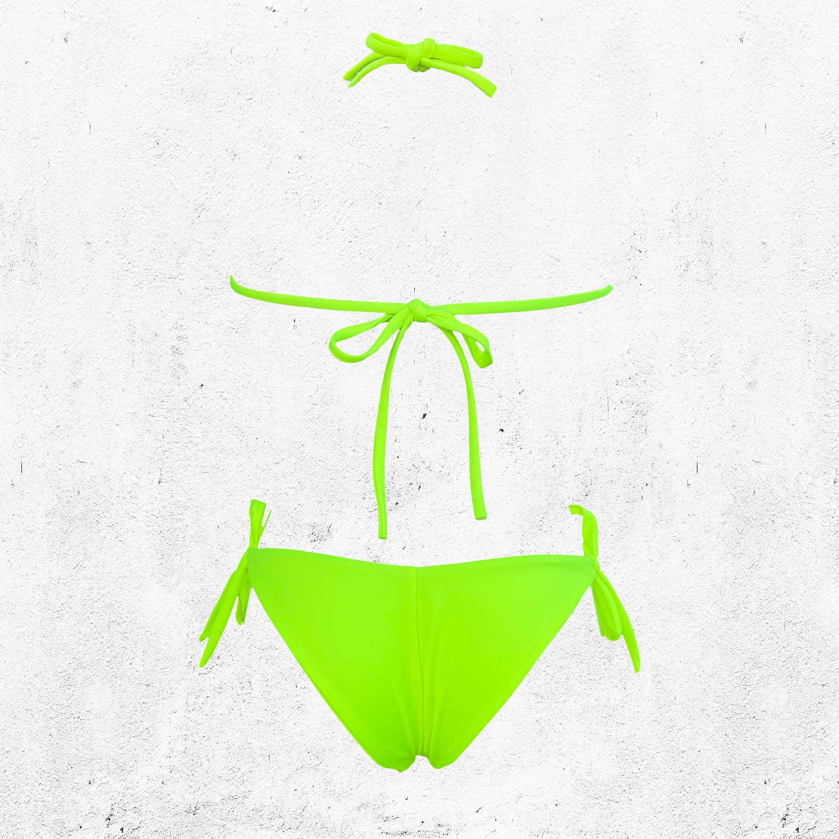 Selected image for CHERRY BERRY Ženski dvodelni kupaći kostim sa silikonskim Push up-om neon žuti