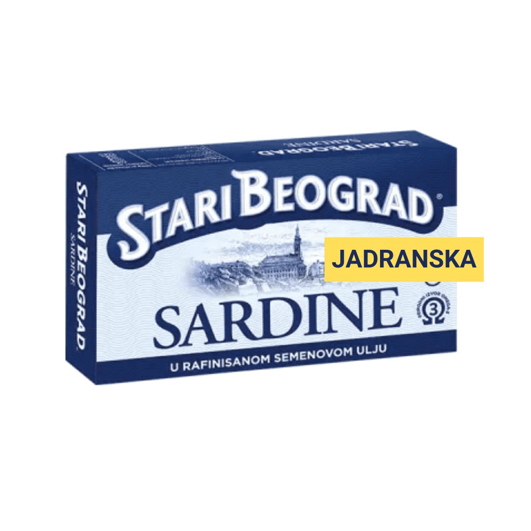 STARI BEOGRAD Sardina u biljnom ulju Retro 100g