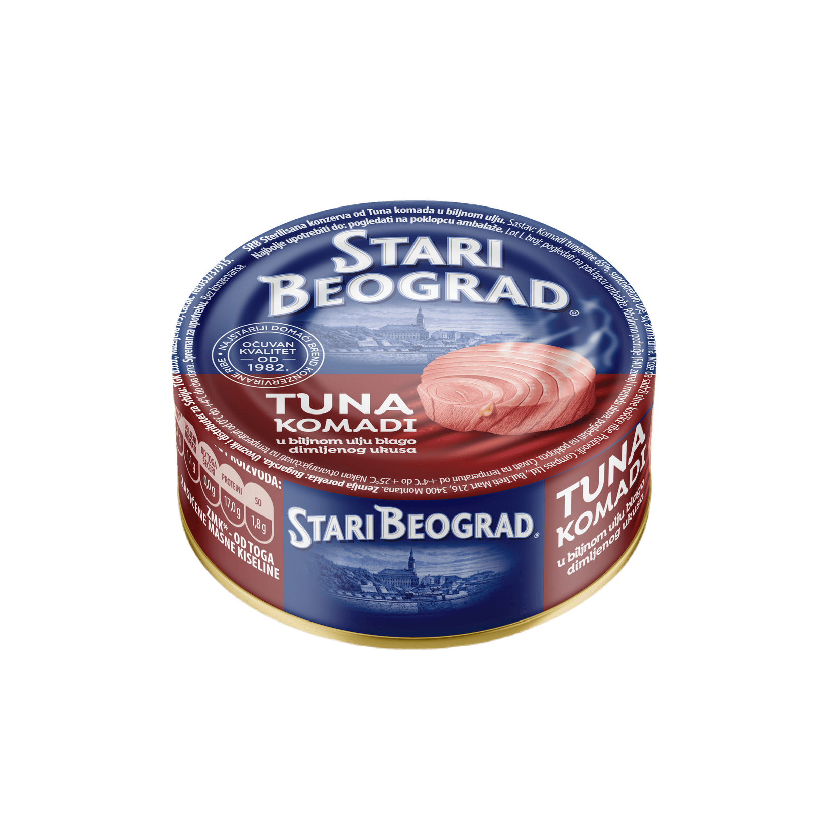 Selected image for STARI BEOGRAD Tuna blago dimljenog ukusa 160g