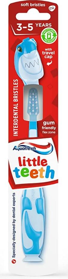 Selected image for AQUAFRESH Dečija četkica za zube Little Teeth plava