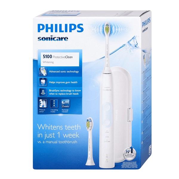 Selected image for PHILIPS Električna četkica za zube Sonicare Protective clean 5100 bela HX6859/29