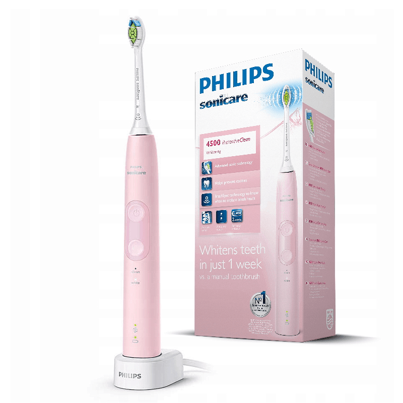 Selected image for PHILIPS Električna četkica za zube Sonicare ProtectiveClean 4500 roze HX6836/24