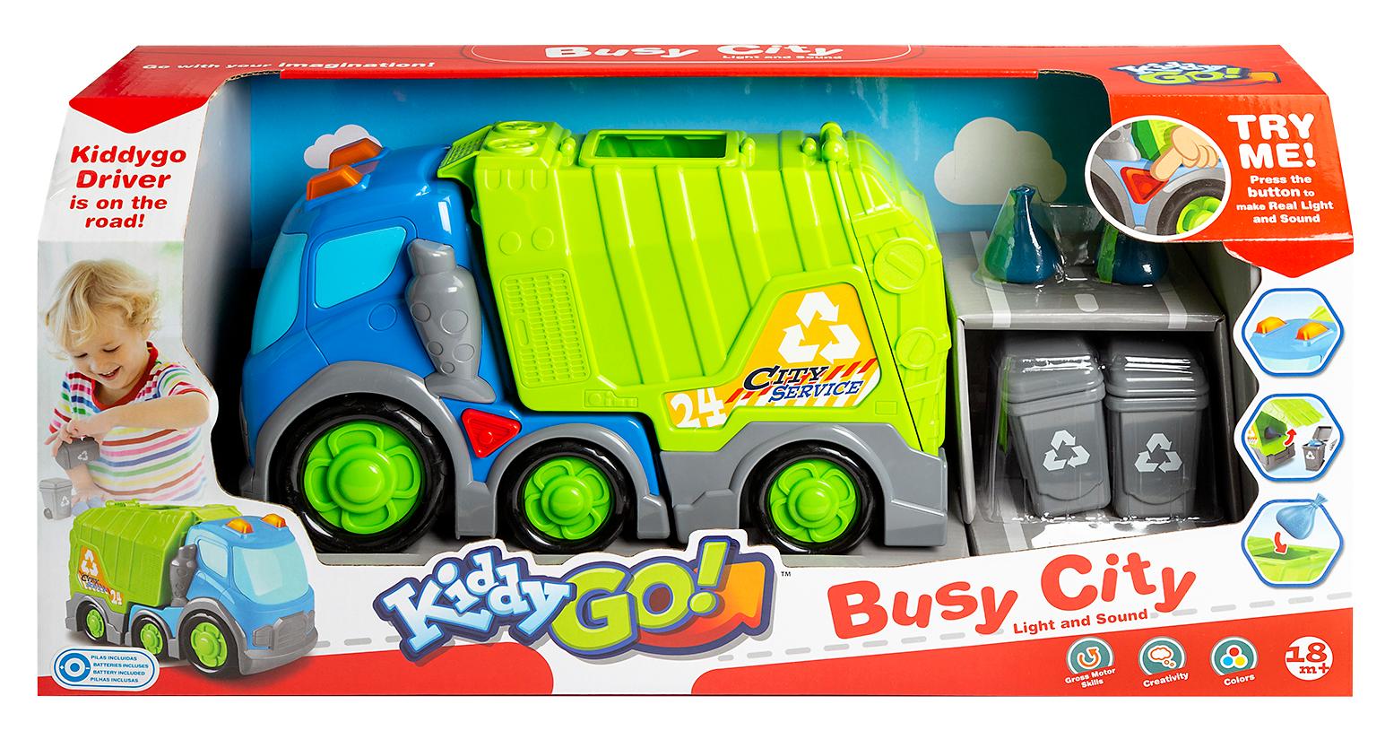 Slike KIDDY GO Svetleći kamion za skupljanje otpada sa zvučnim efektima