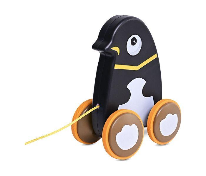 Selected image for LORELLI Igračka za guranje u obliku pingvina crna